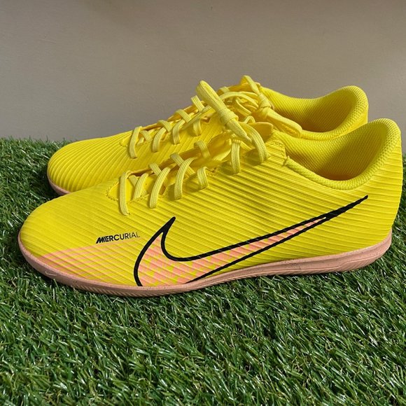 Nike Mercurial Vapor 15 Club IC Indoor Soccer Shoes Yellow DJ5969-780 Men\'s 10 main image 4